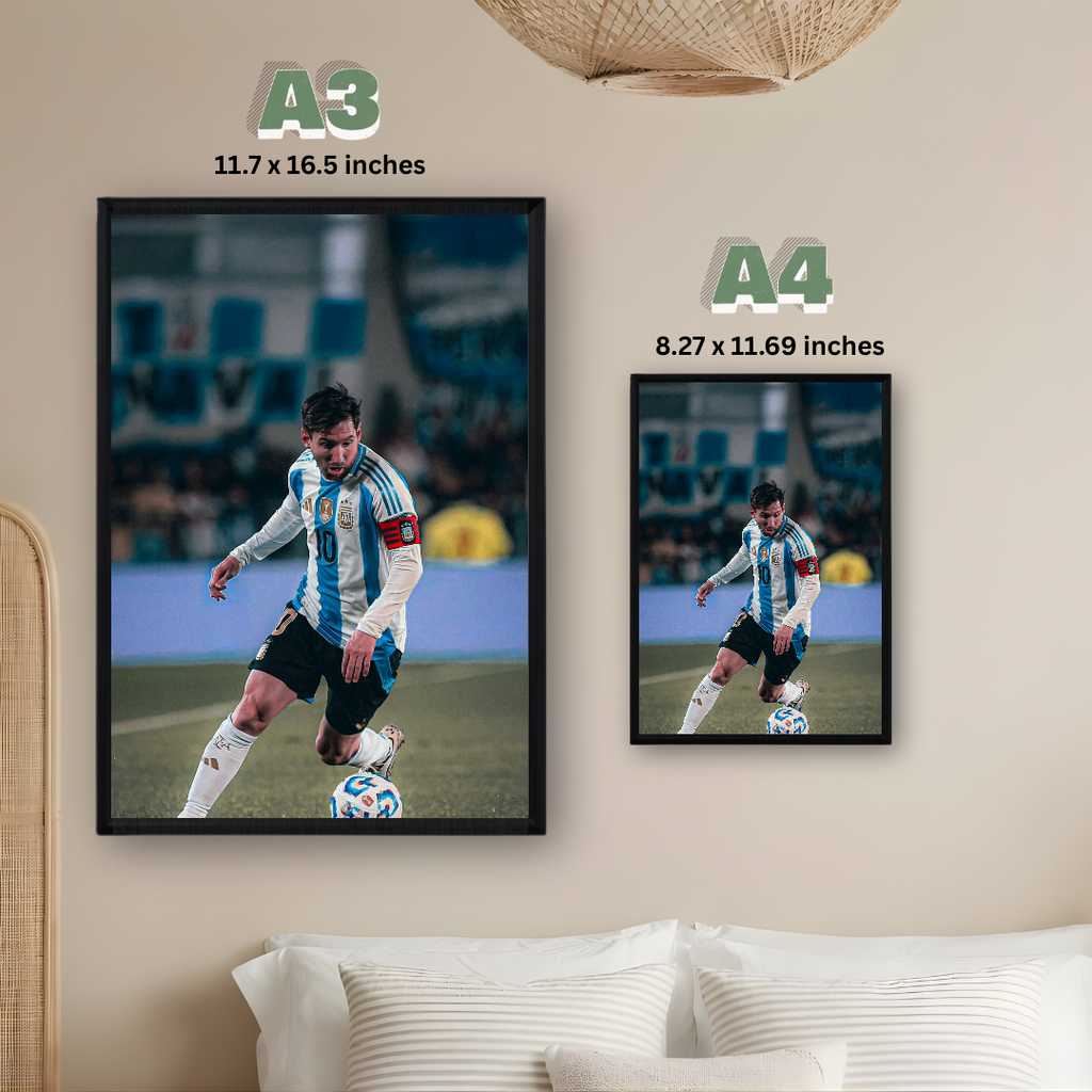 Lionel Messi Poster – Modern Room Decor