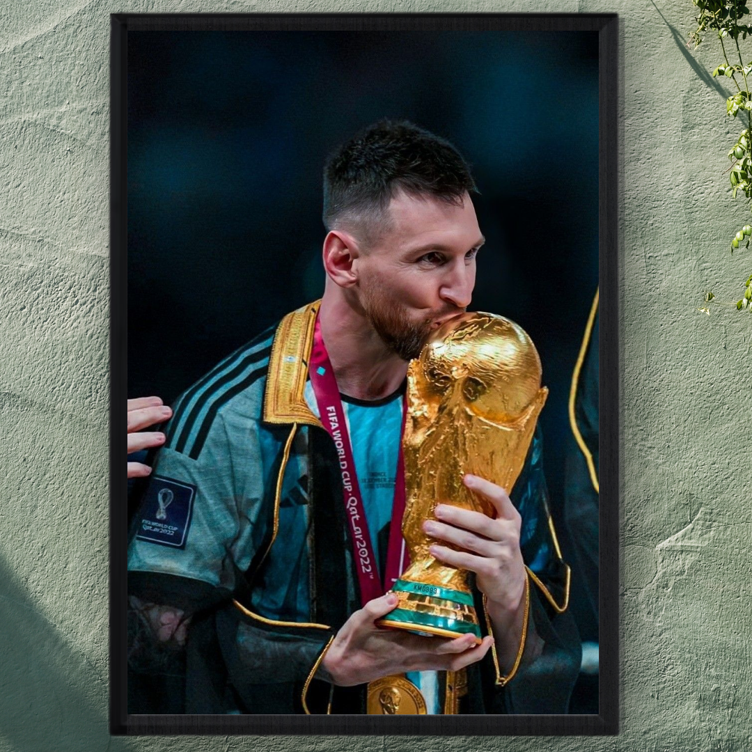 Lionel Messi Framed Poster – Premium Wall Art