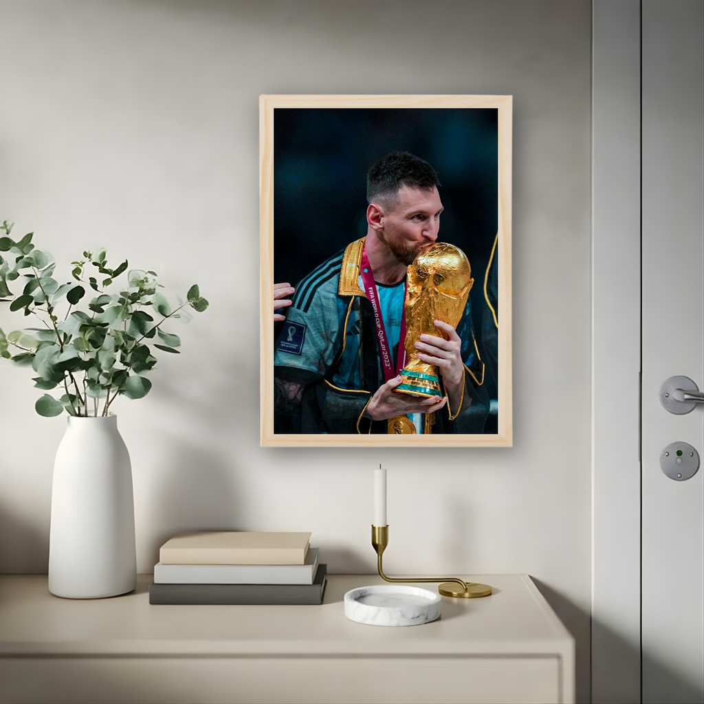 Lionel Messi Framed Poster – Premium Wall Art