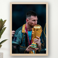 Lionel Messi Framed Poster – Premium Wall Art