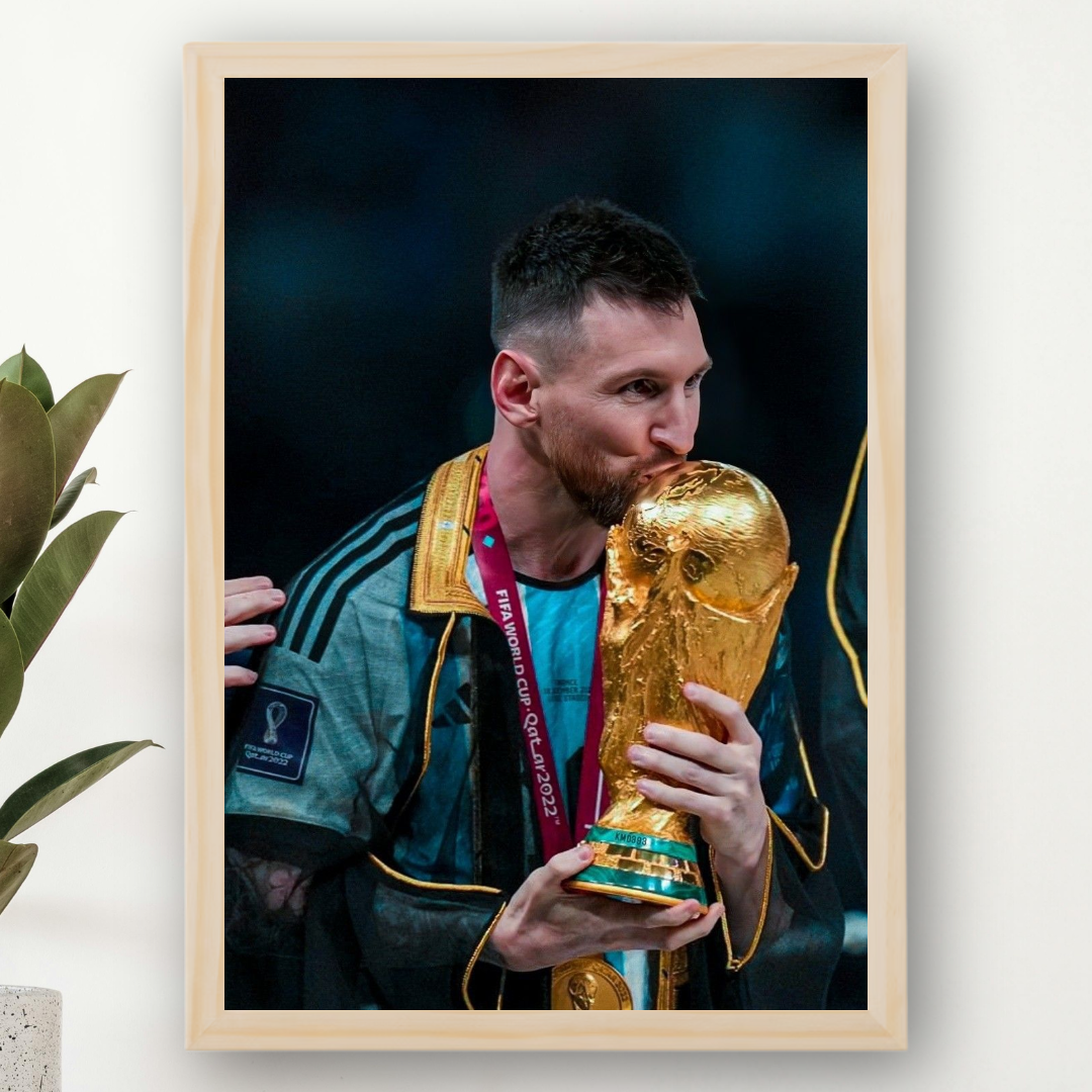 Lionel Messi Framed Poster – Premium Wall Art