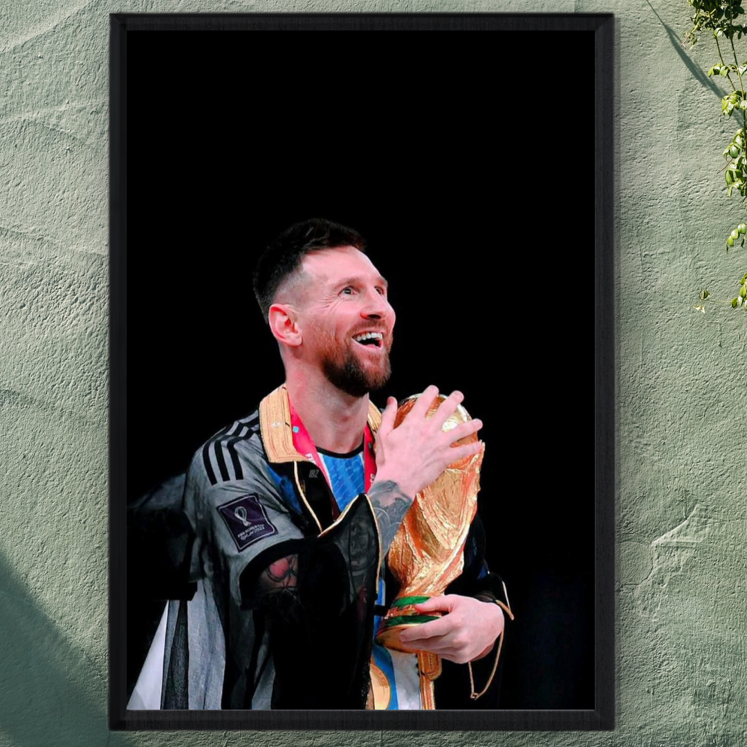 Lionel Messi Framed Print – Aesthetic Wall Decor