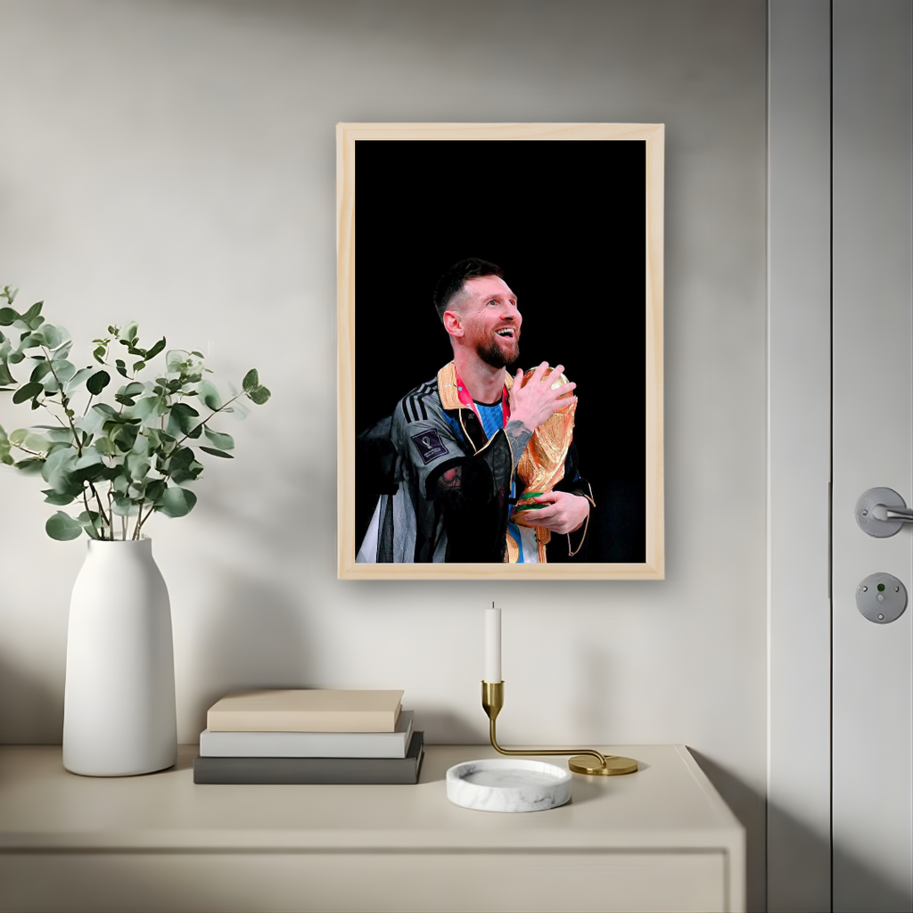 Lionel Messi Framed Print – Aesthetic Wall Decor
