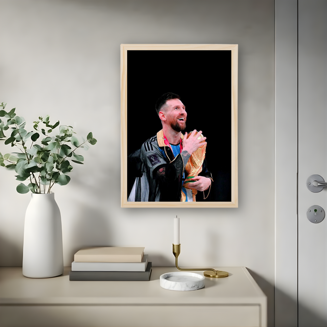 Lionel Messi Framed Print – Aesthetic Wall Decor