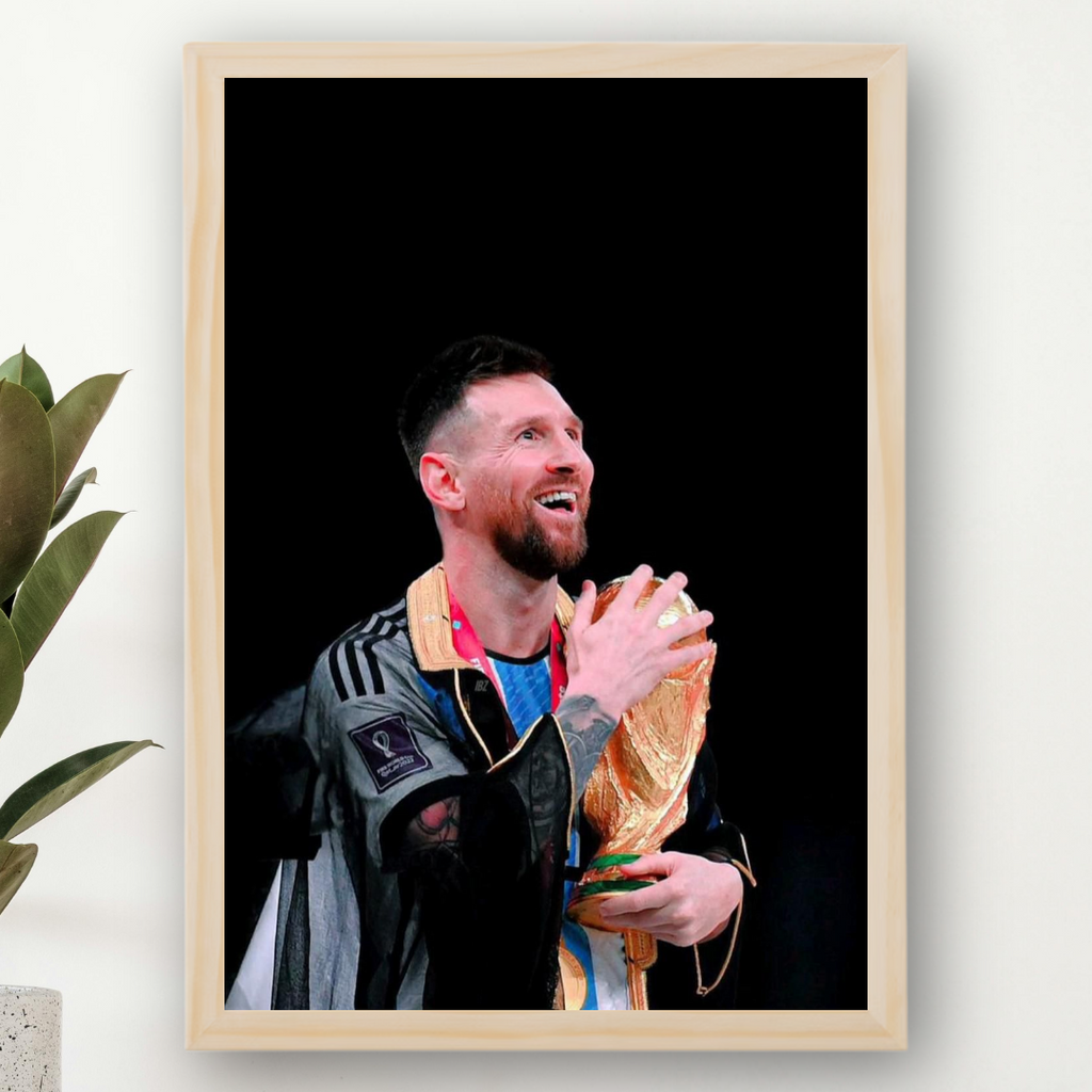Lionel Messi Framed Print – Aesthetic Wall Decor