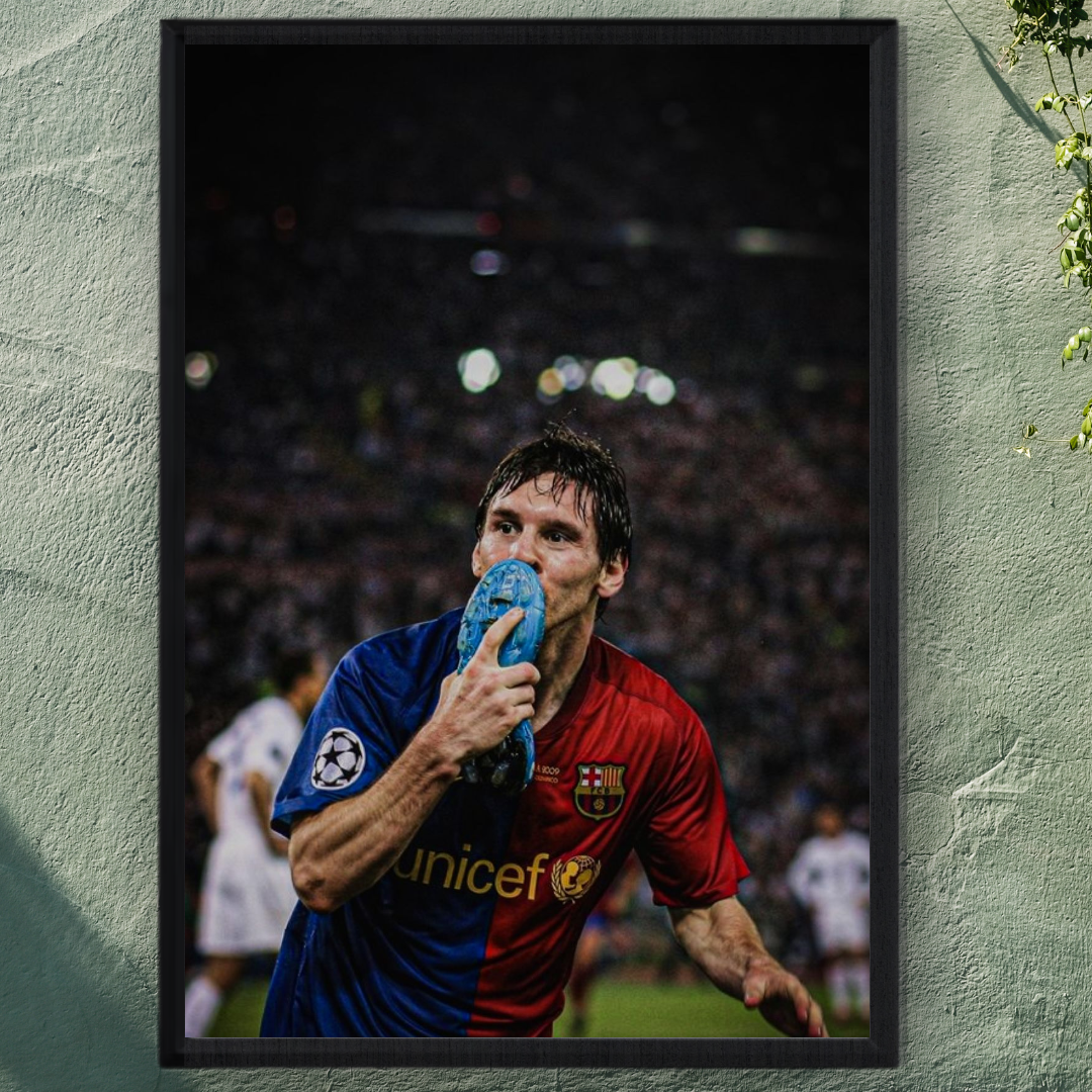 Lionel Messi Framed Poster – Premium Wall Art