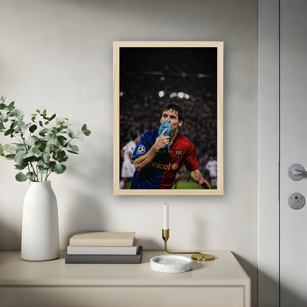 Lionel Messi Framed Poster – Premium Wall Art