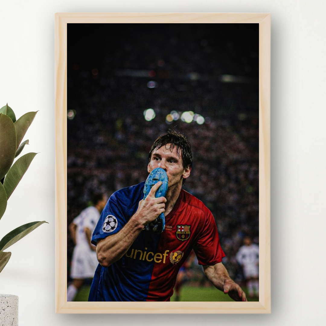 Lionel Messi Framed Poster – Premium Wall Art