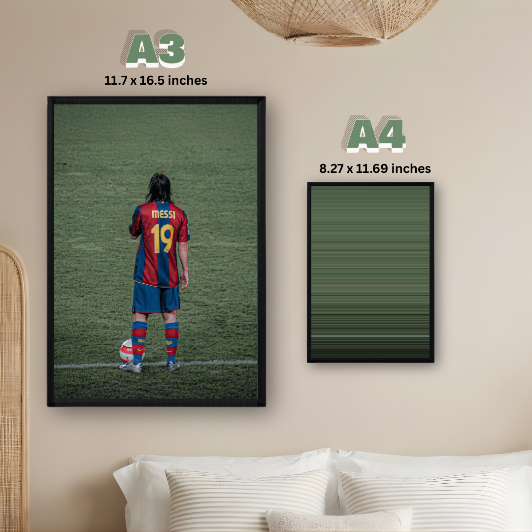Lionel Messi Poster – Modern Room Decor