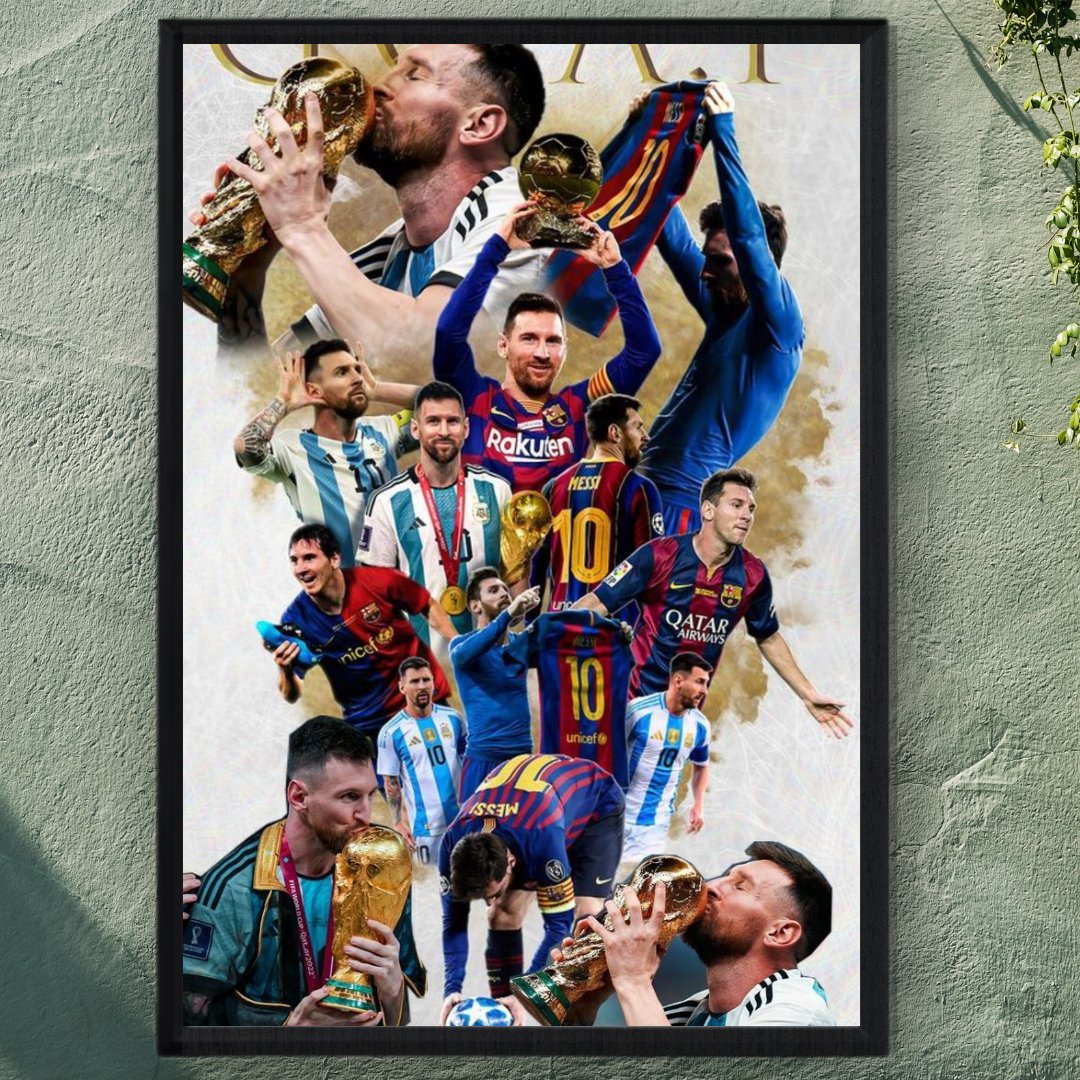 Lionel Messi Poster – Modern Room Decor