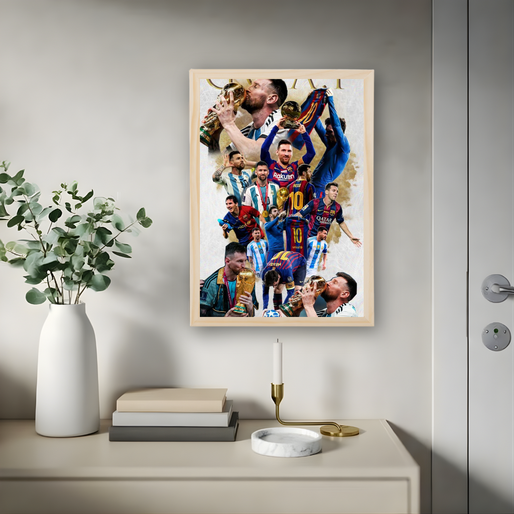 Lionel Messi Poster – Modern Room Decor