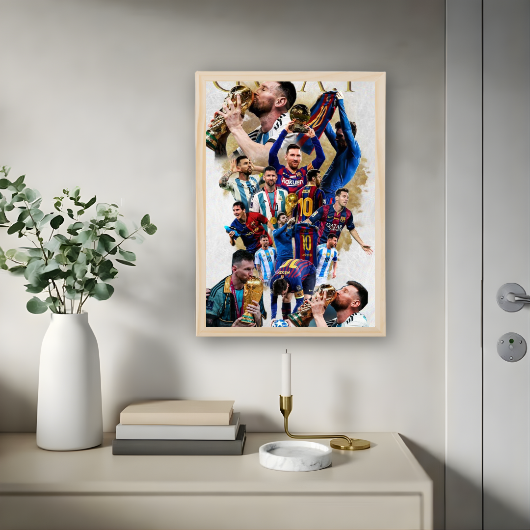 Lionel Messi Poster – Modern Room Decor
