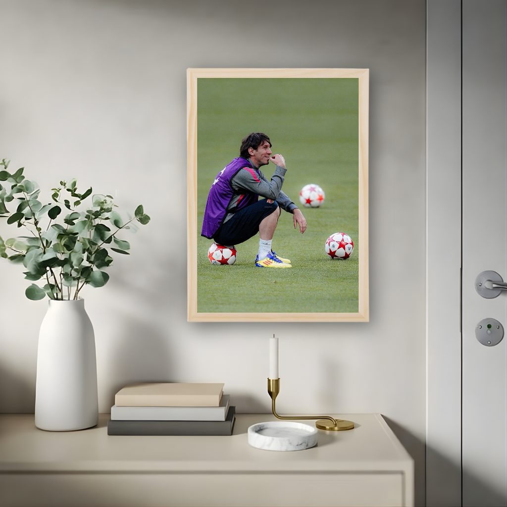 Lionel Messi Framed Print – Aesthetic Wall Decor