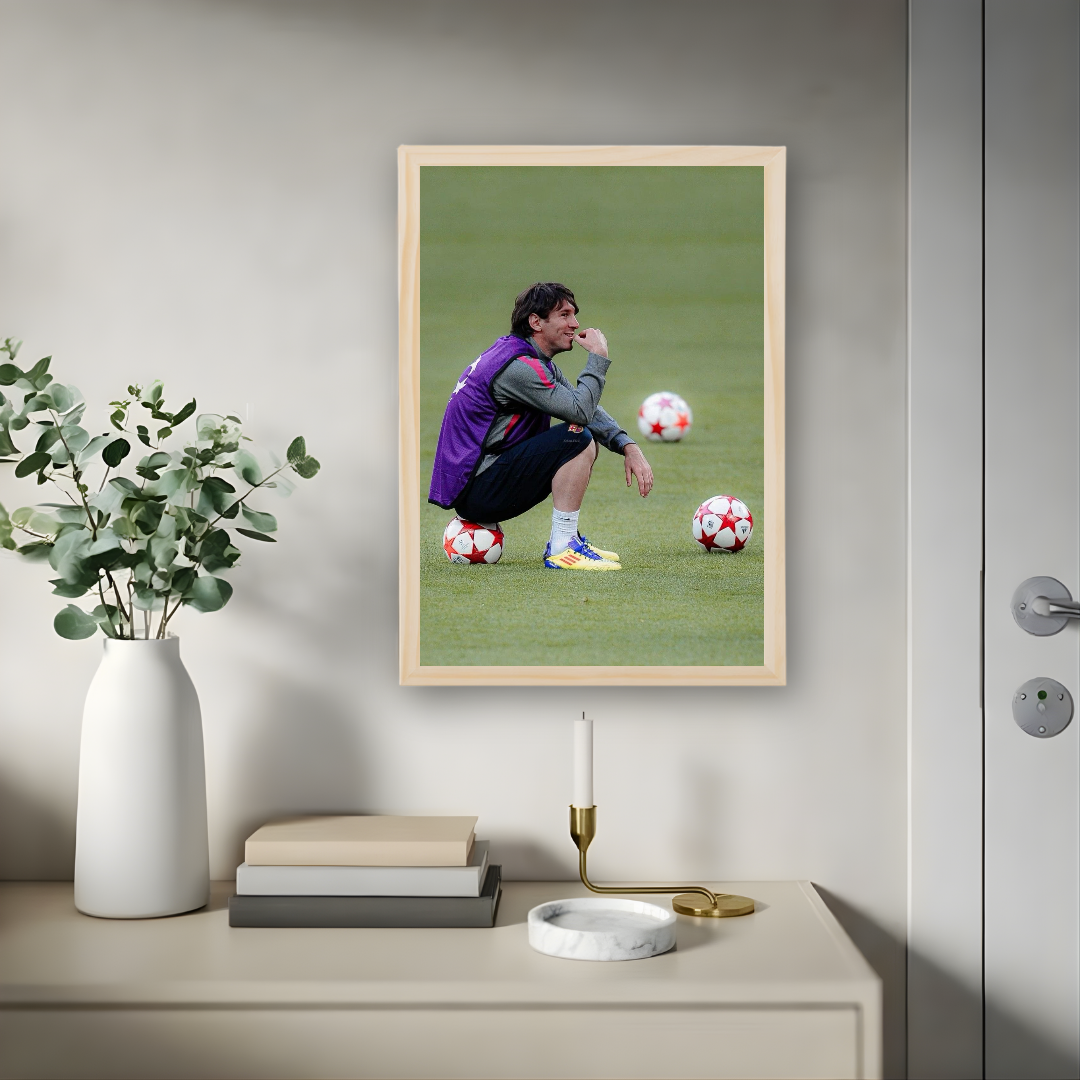 Lionel Messi Framed Print – Aesthetic Wall Decor
