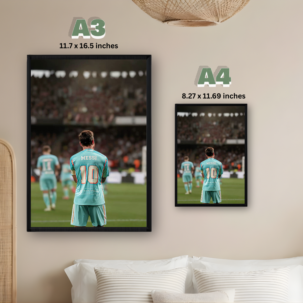 Lionel Messi Poster – Modern Room Decor