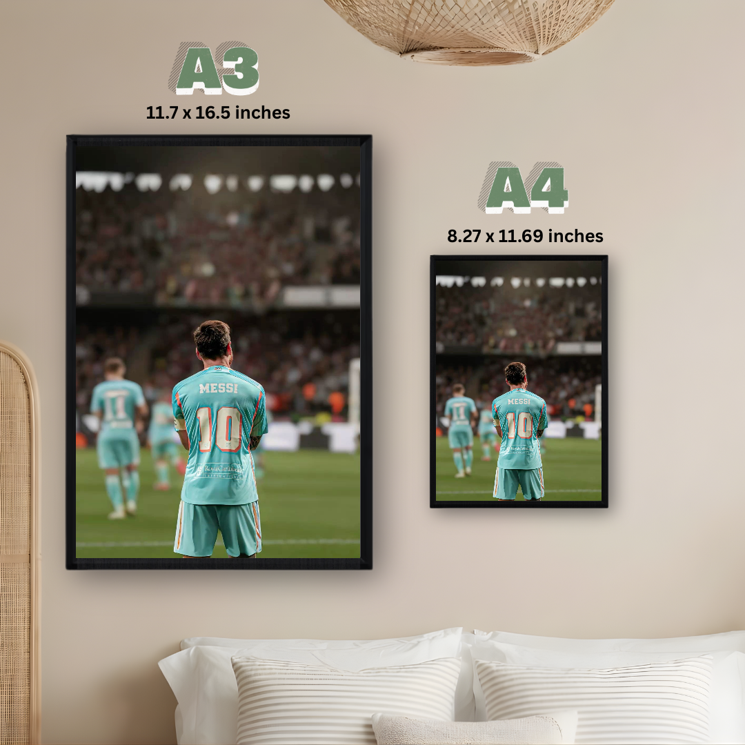 Lionel Messi Poster – Modern Room Decor