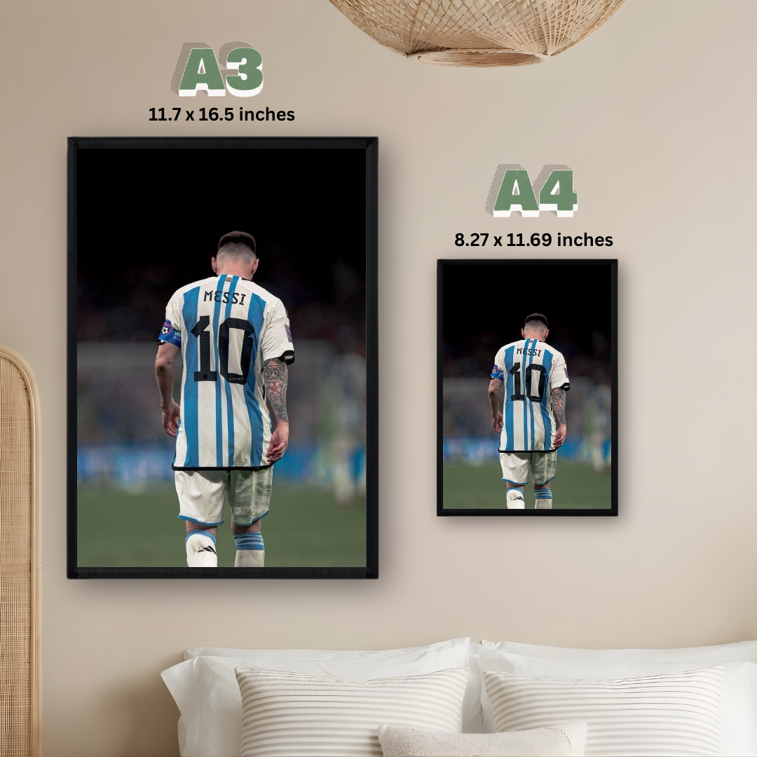 Lionel Messi Poster – Modern Room Decor
