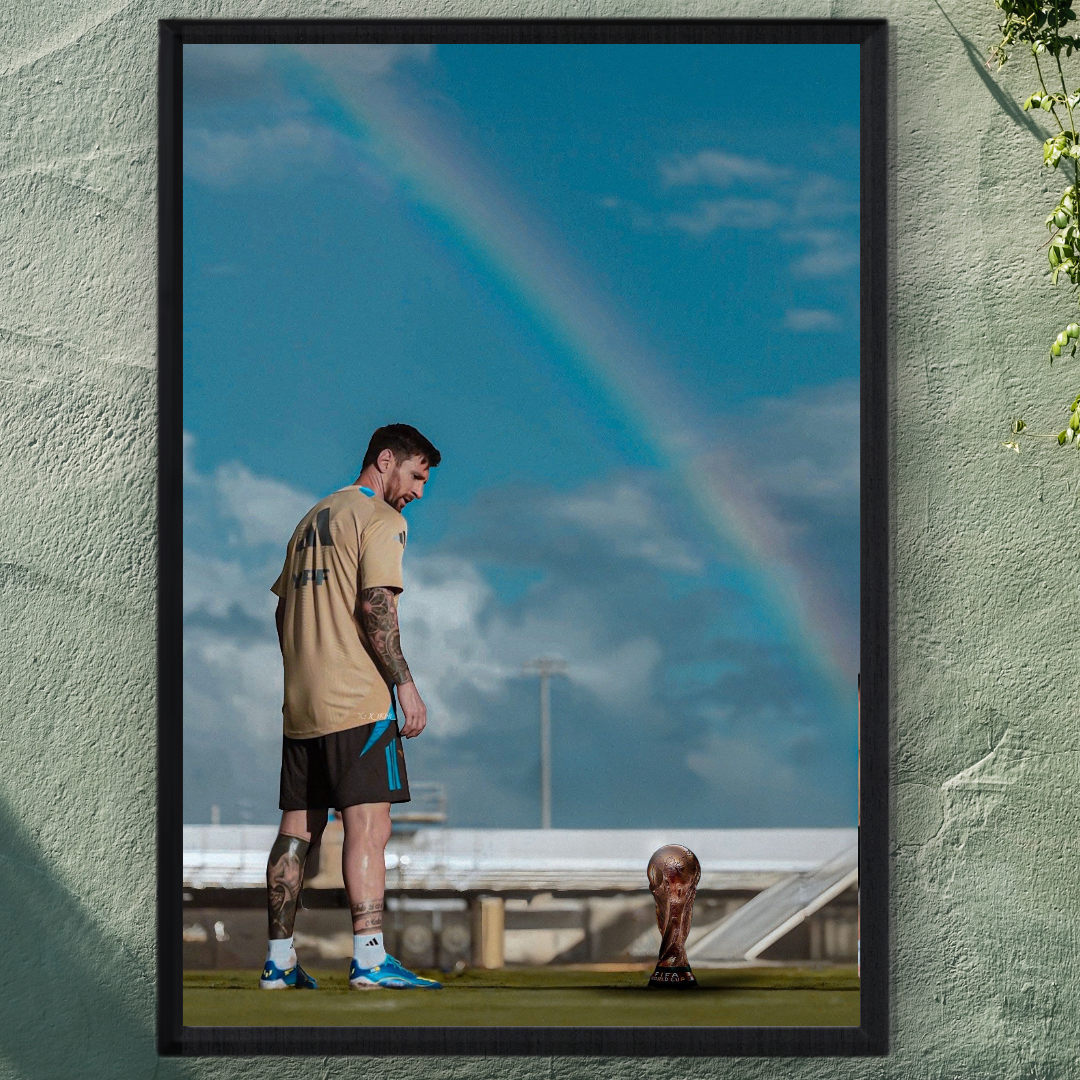 Lionel Messi Framed Print – Aesthetic Wall Decor