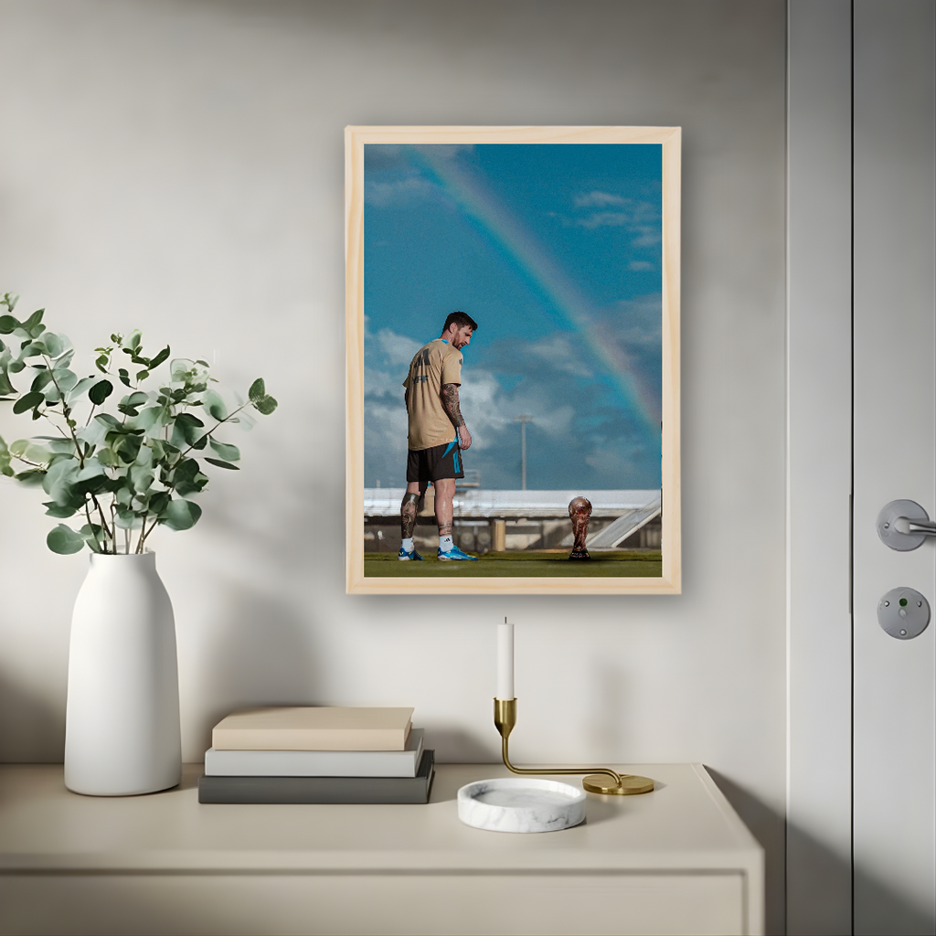 Lionel Messi Framed Print – Aesthetic Wall Decor