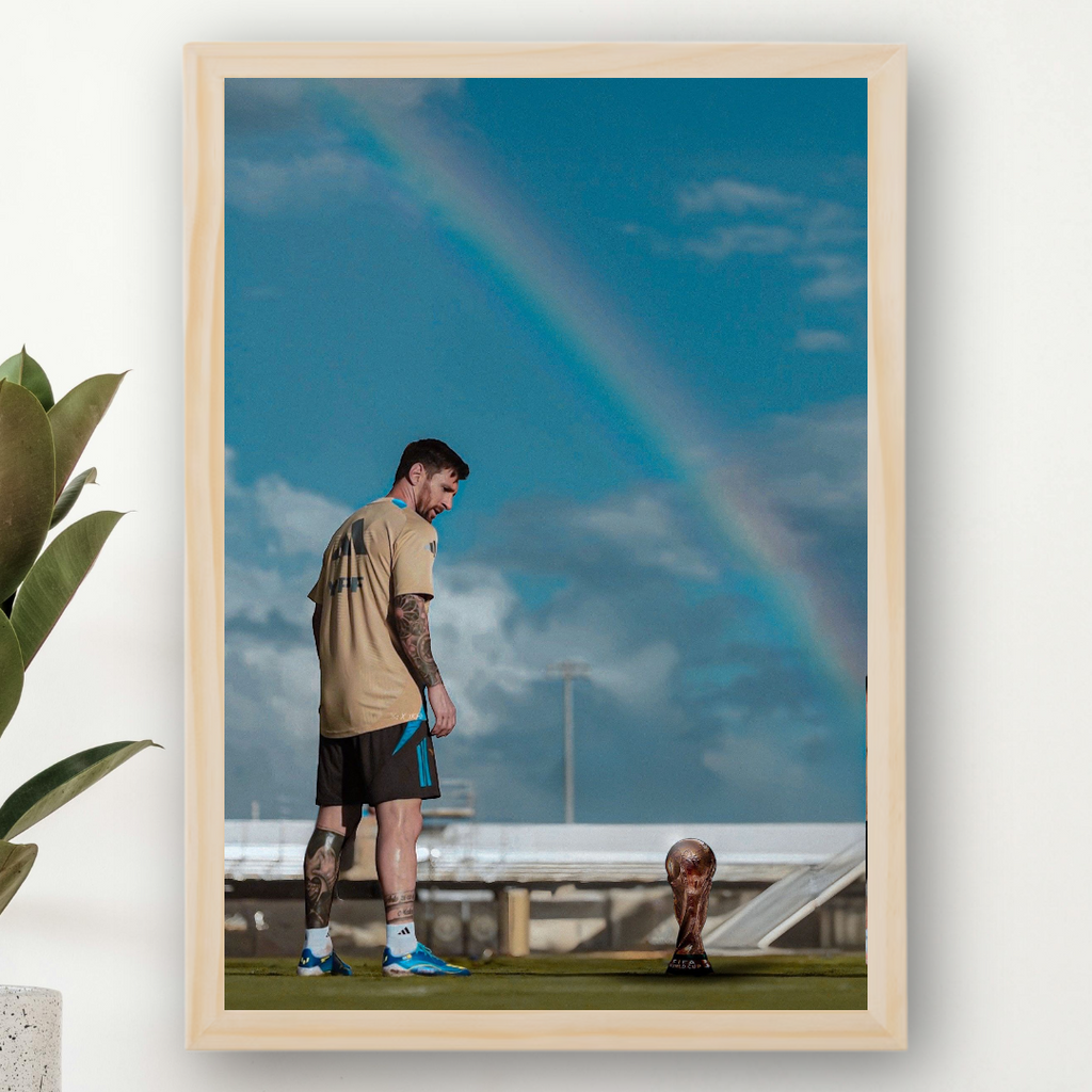 Lionel Messi Framed Print – Aesthetic Wall Decor