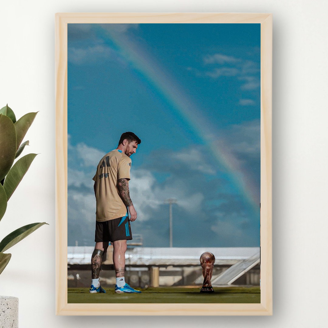Lionel Messi Framed Print – Aesthetic Wall Decor