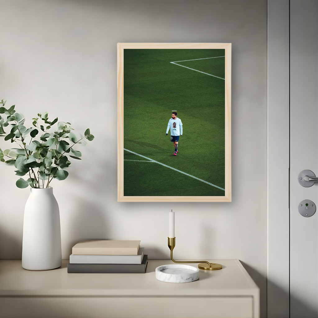 Lionel Messi Framed Print – Aesthetic Wall Decor