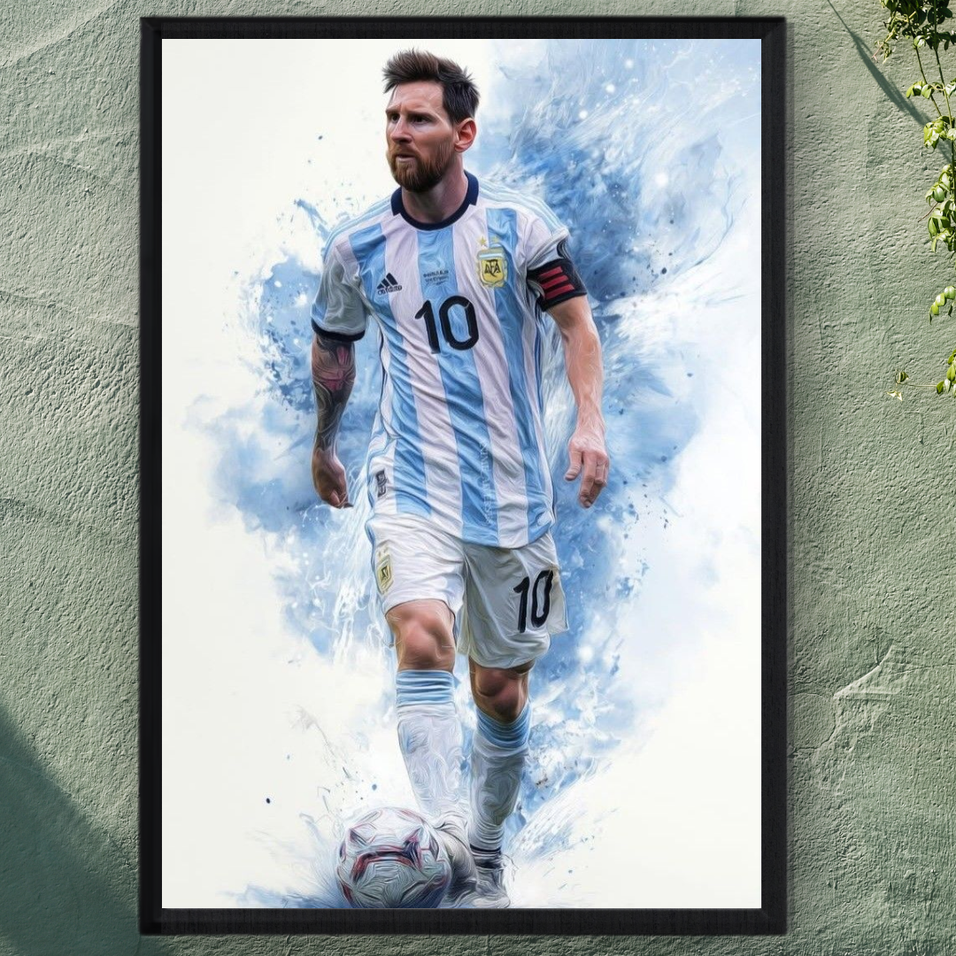 Lionel Messi Poster – Modern Room Decor