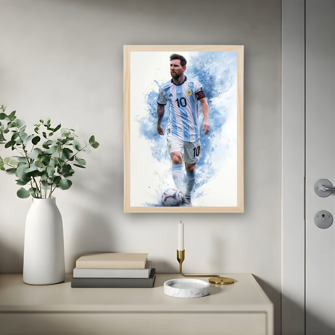 Lionel Messi Poster – Modern Room Decor