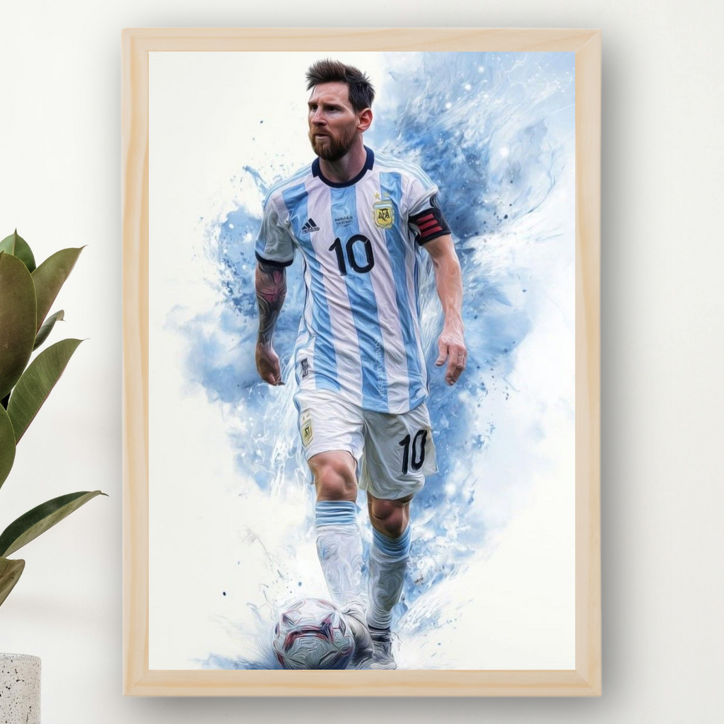 Lionel Messi Poster – Modern Room Decor