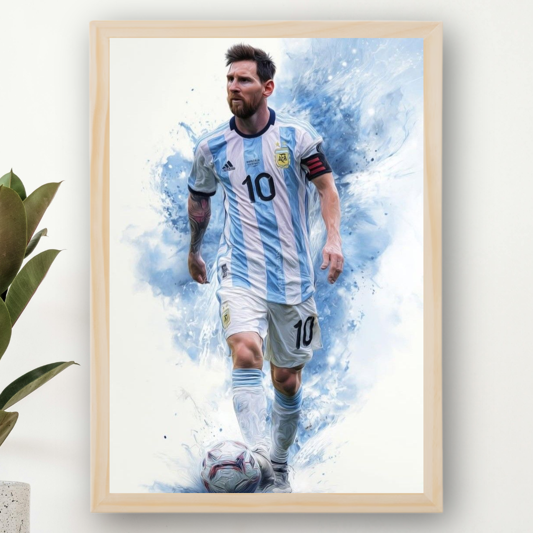 Lionel Messi Poster – Modern Room Decor