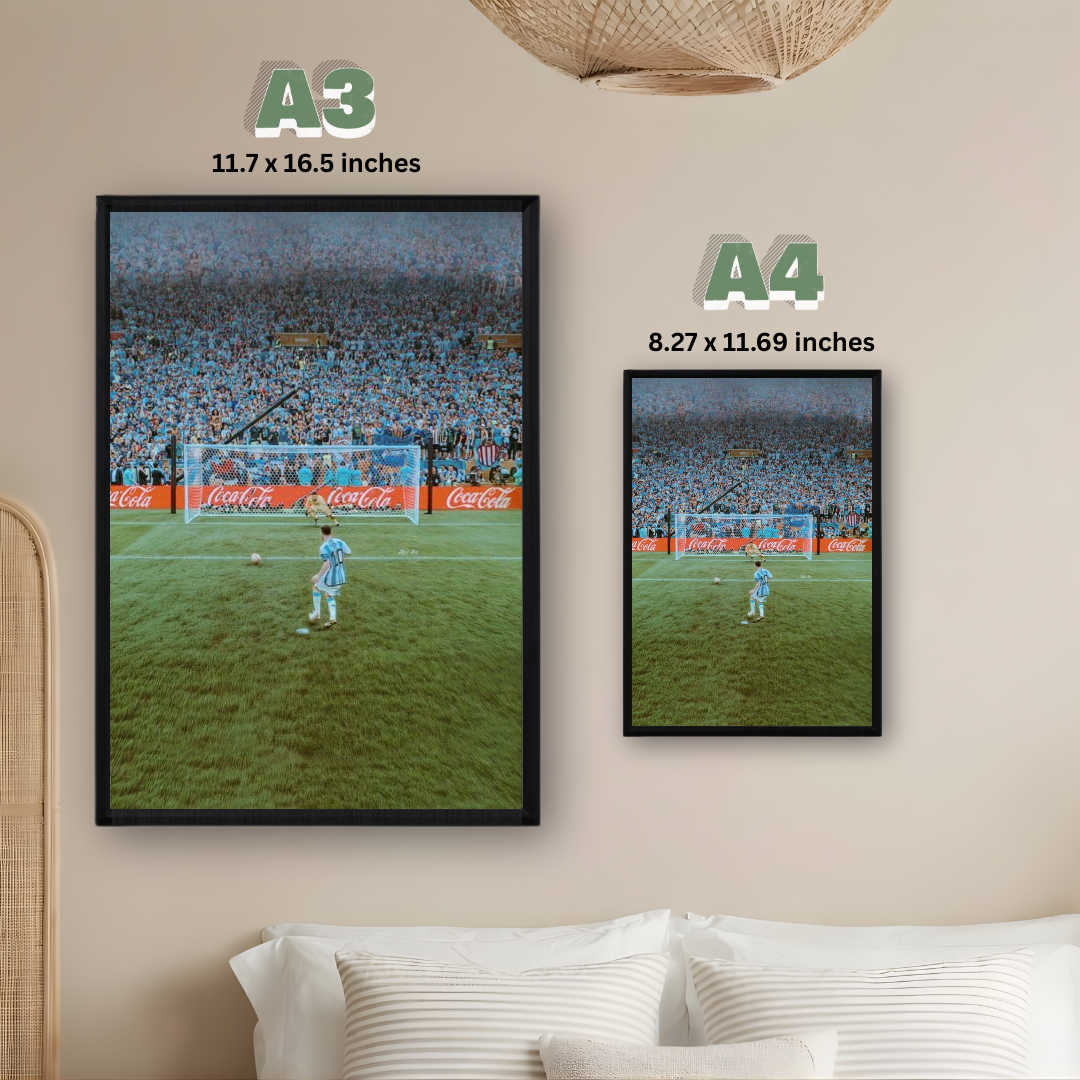 Lionel Messi Framed Print – Aesthetic Wall Decor