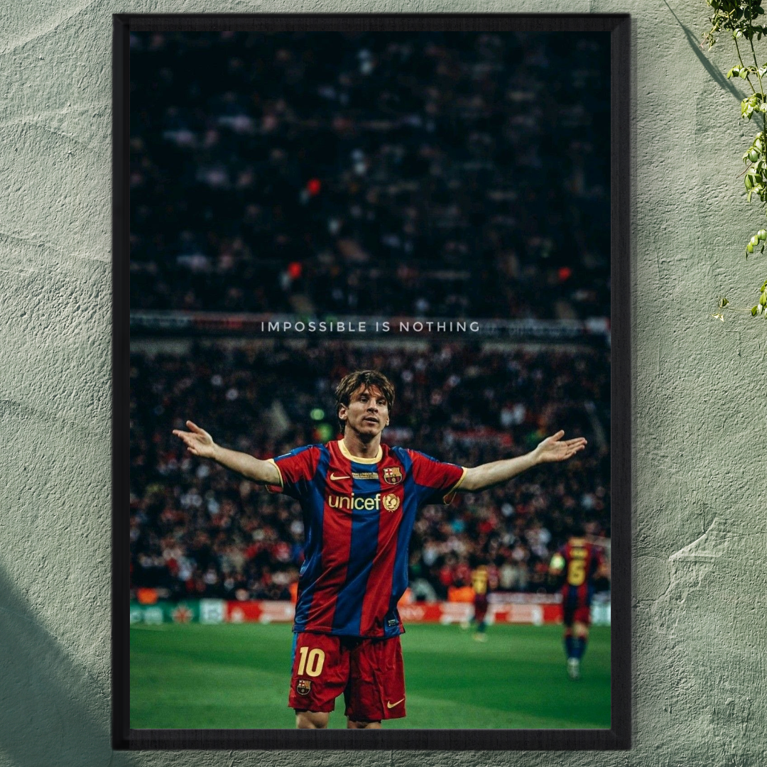 Lionel Messi Poster – Modern Room Decor