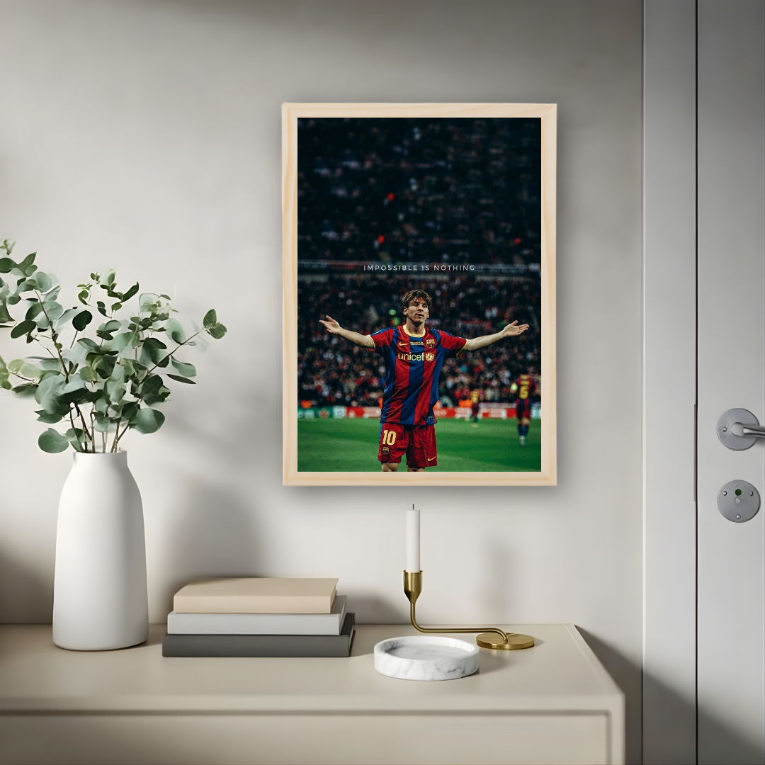 Lionel Messi Poster – Modern Room Decor