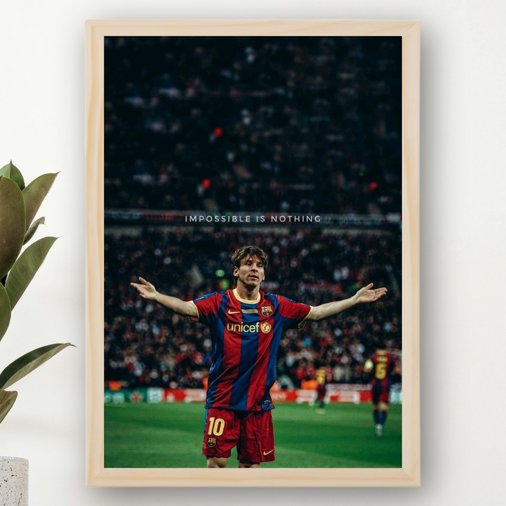 Lionel Messi Poster – Modern Room Decor