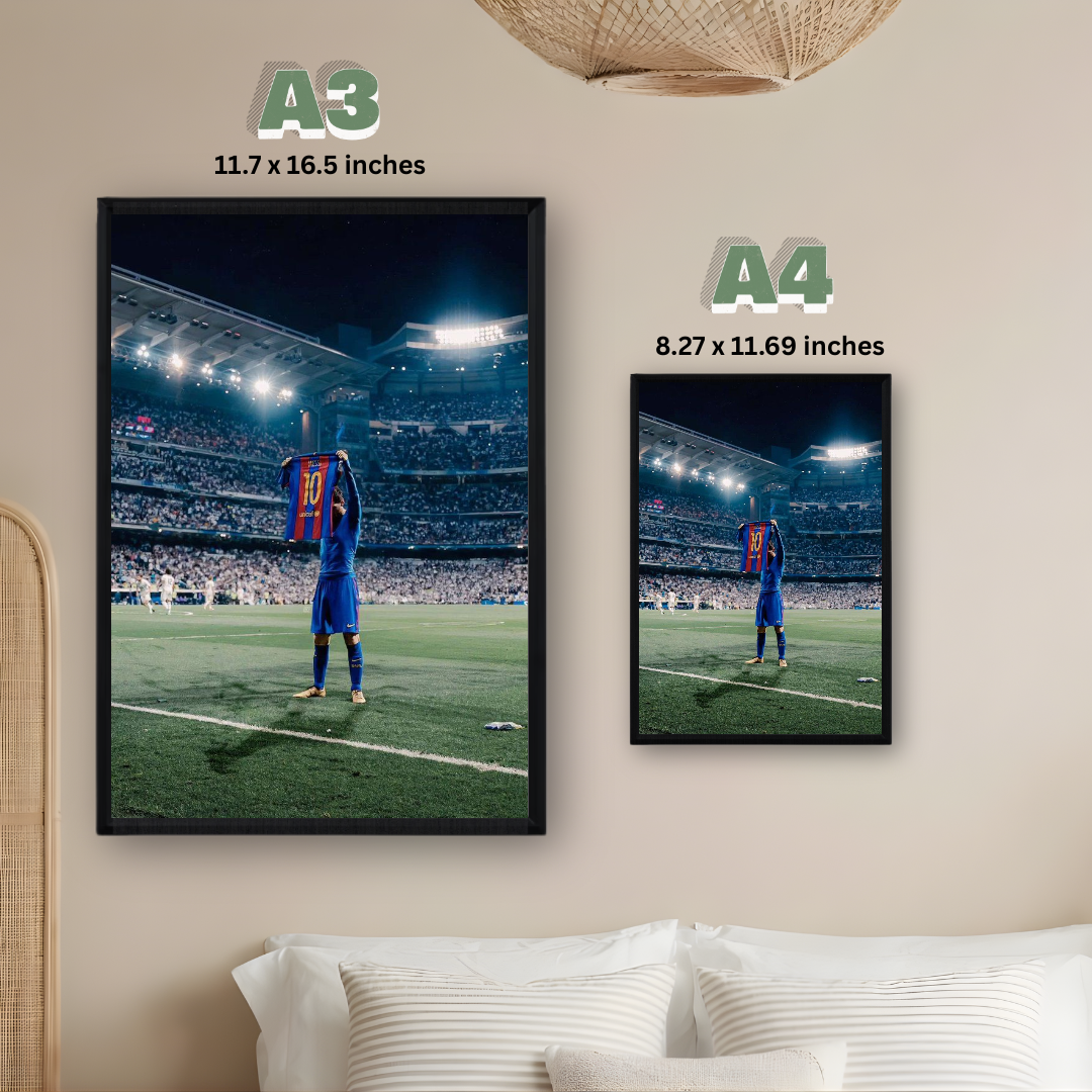 Lionel Messi Poster – Modern Room Decor