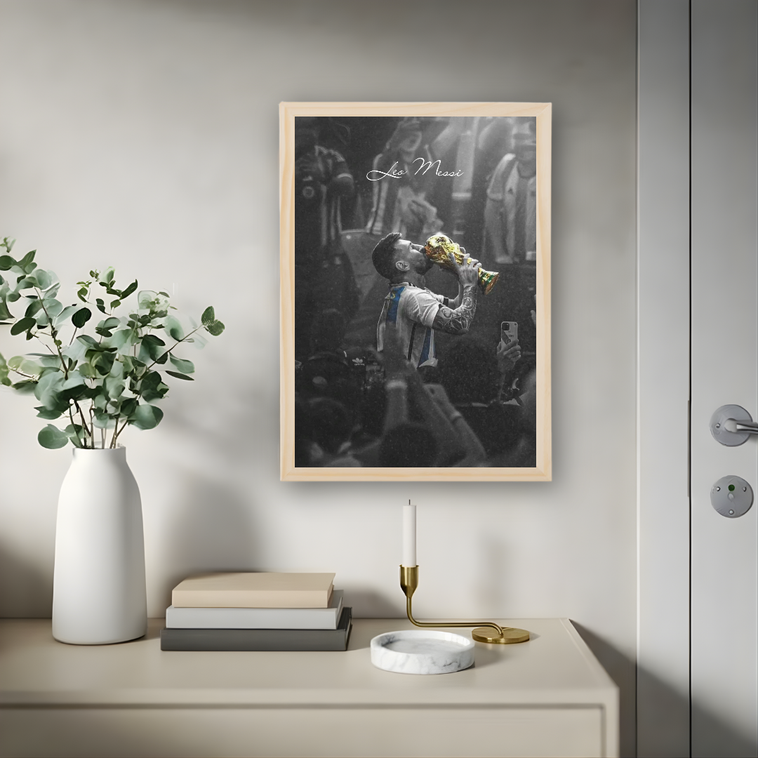 Lionel Messi Framed Poster – Premium Wall Art