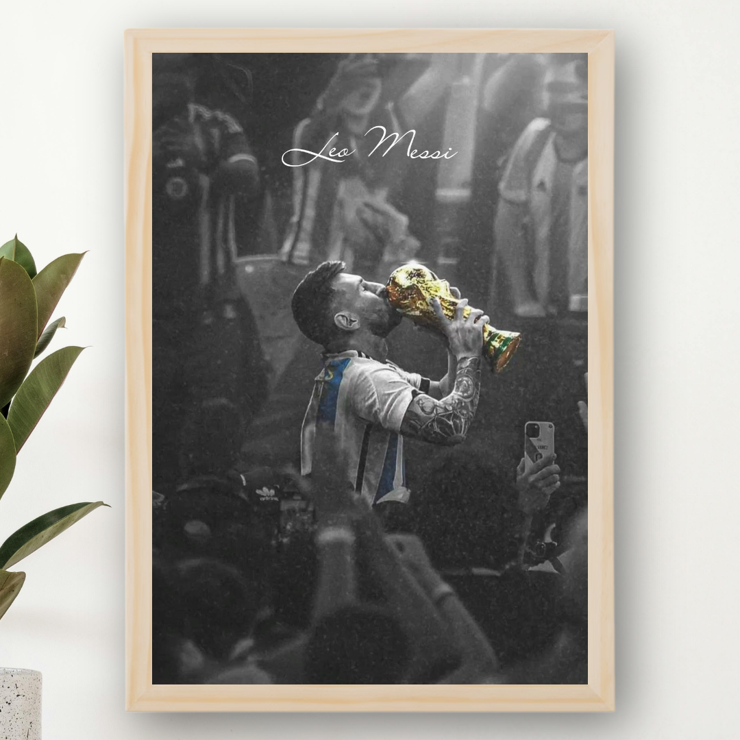 Lionel Messi Framed Poster – Premium Wall Art