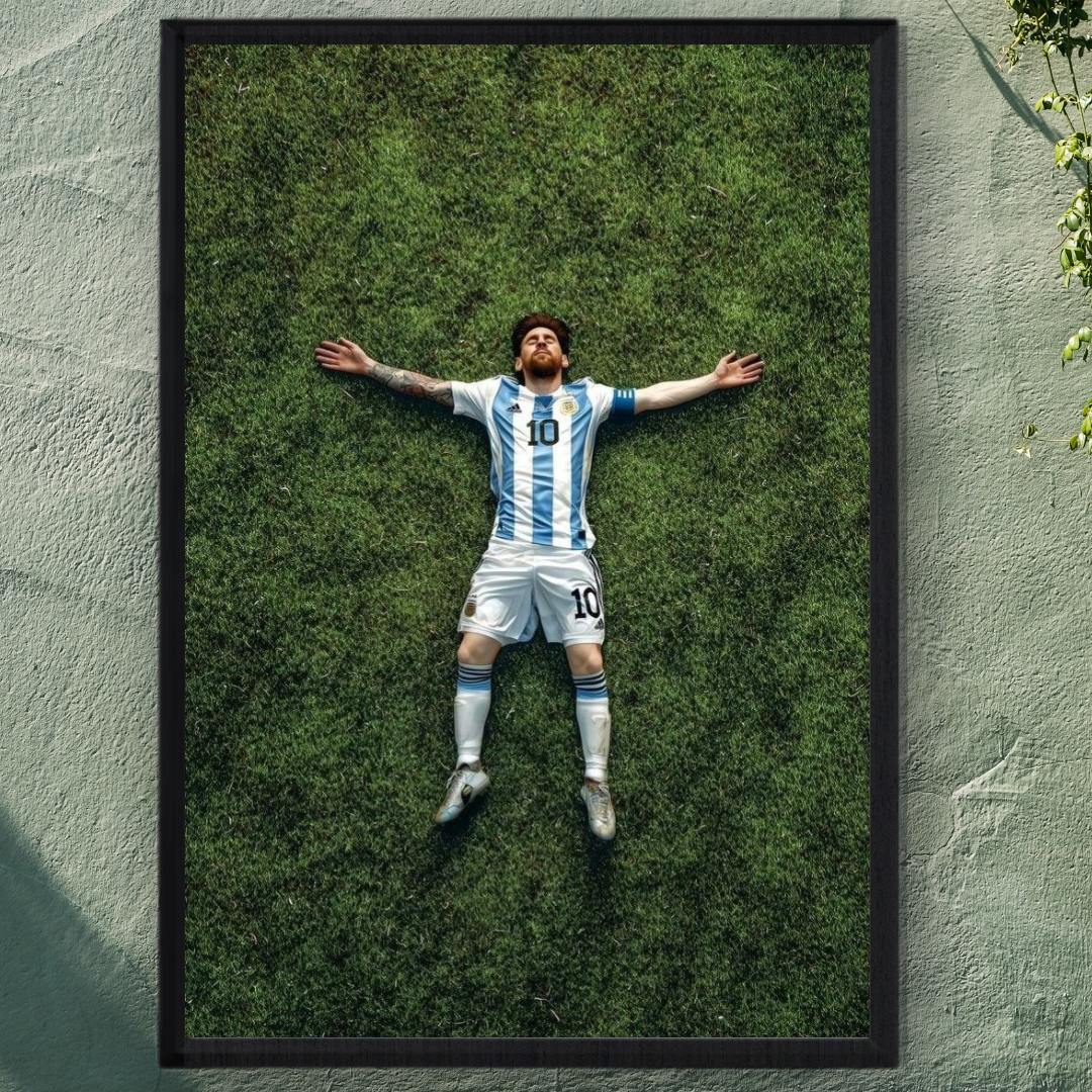 Lionel Messi Framed Poster – Premium Wall Art