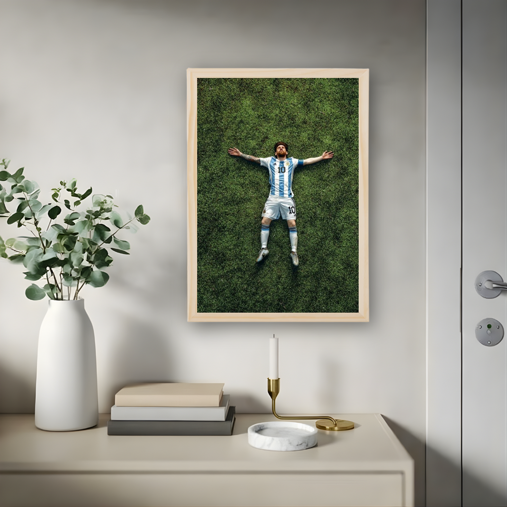 Lionel Messi Framed Poster – Premium Wall Art