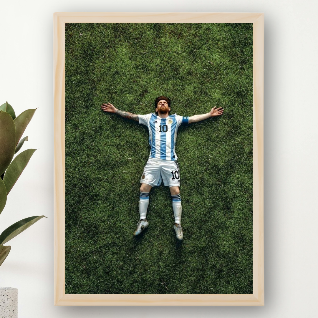 Lionel Messi Framed Poster – Premium Wall Art