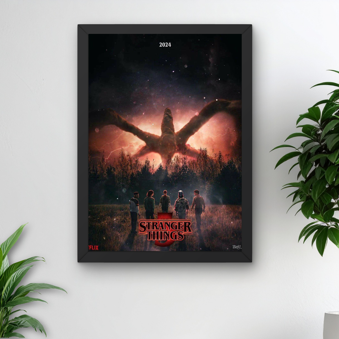 Stranger Things Wall Art Poster – Bedroom Decor