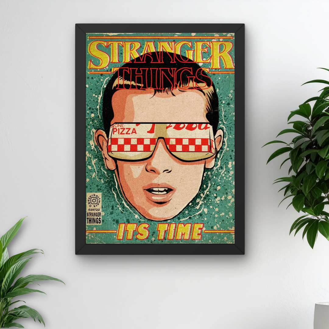 Stranger Things Poster A4 Framed Gift