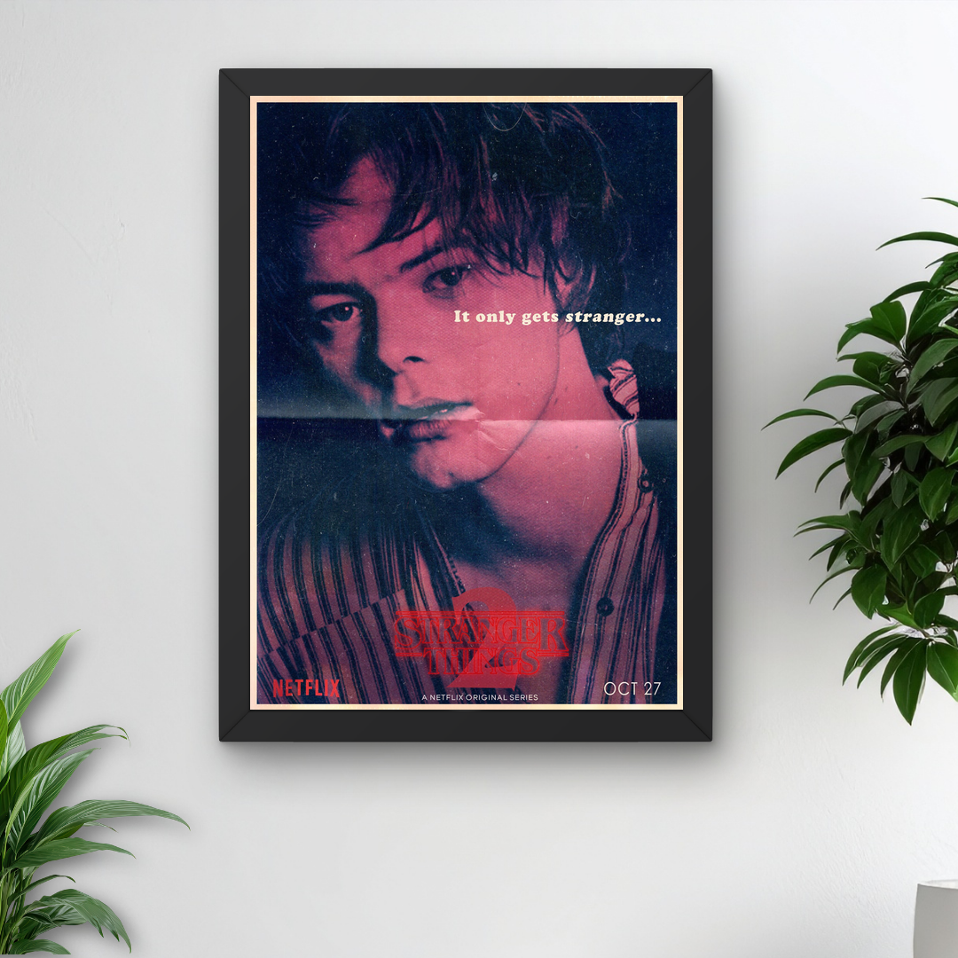 Stranger Things Wall Art Poster – Bedroom Decor