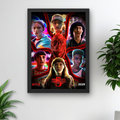 Stranger Things A4 Framed Poster – Wall Art