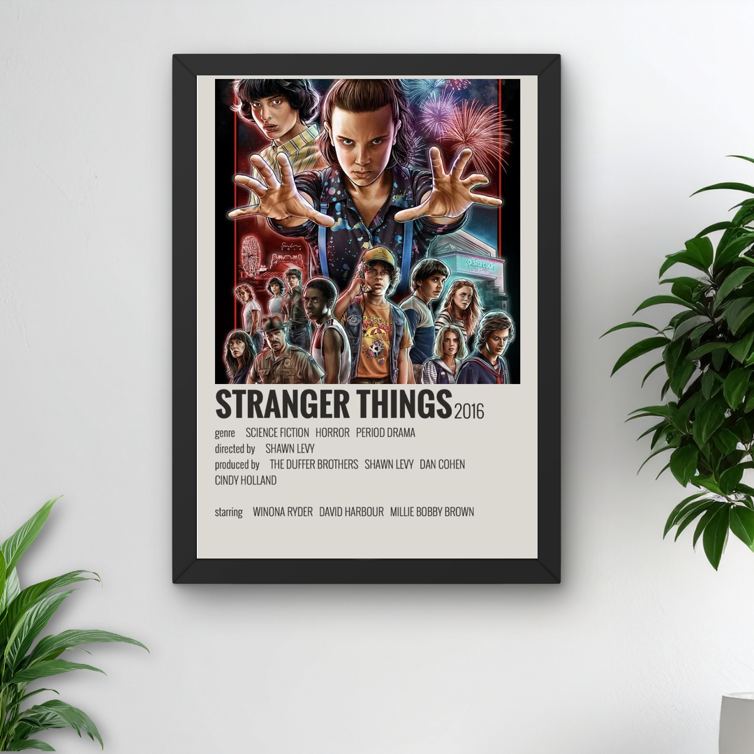 Stranger Things Wall Art Poster – Bedroom Decor