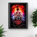 Stranger Things Framed Poster – Aesthetic Print