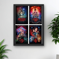 Stranger Things Poster A4 Framed Gift