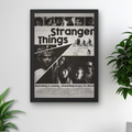Stranger Things Poster A4 Framed Gift