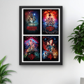 Stranger Things Poster A4 Framed Gift