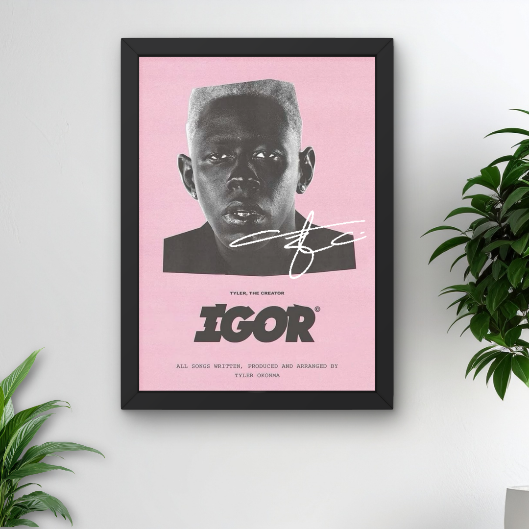 Tyler the creator Framed Poster – Bedroom Wall Art